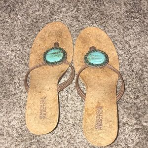 Kenneth Cole Reaction platform sandal